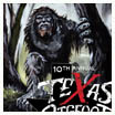 Texas Bigfoot poster painting (acrylic, 2010)