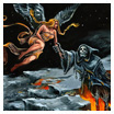Dark Ring: Reborn from the Inferno CD/LP cover painting (HMH, USA 2013)