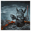Kaapuveikko the warmonger (acrylic on canvas, 2011)